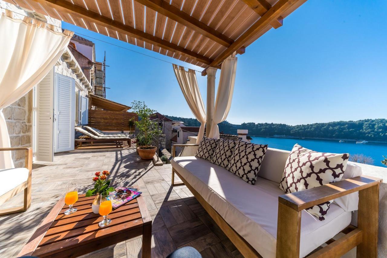 Dubrovnik-Cavtat Villa Mima -Sea Front Villa With Pool ภายนอก รูปภาพ